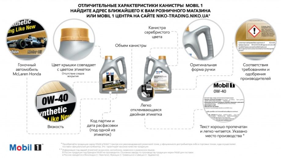 Оригінальні каністри Mobil™