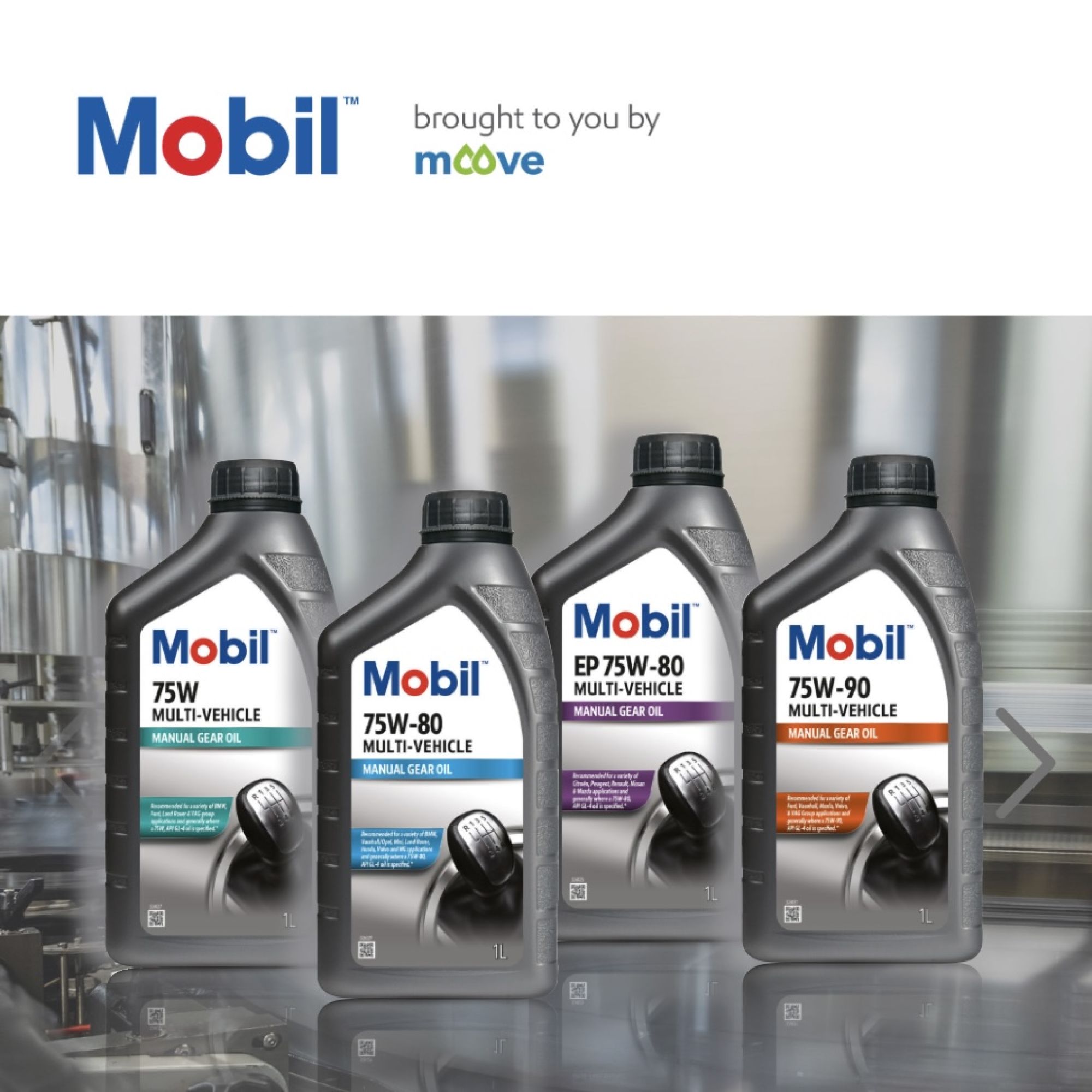 Лінійка Mobil для механічних коробок передач